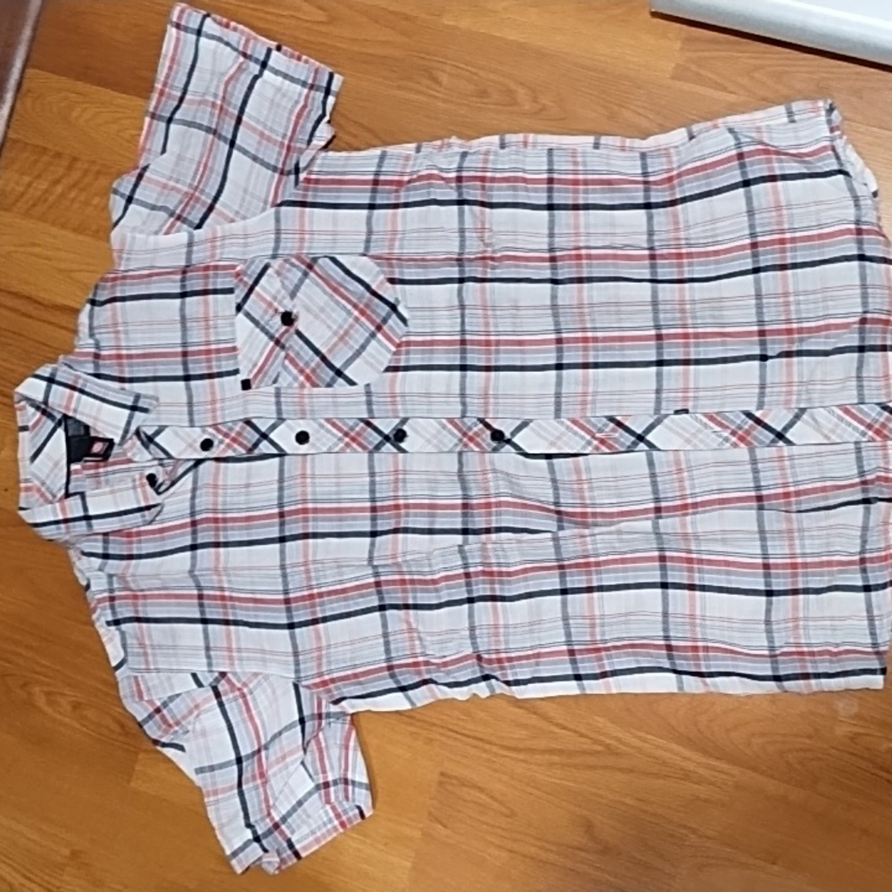 Element button up short sleeve shirt
